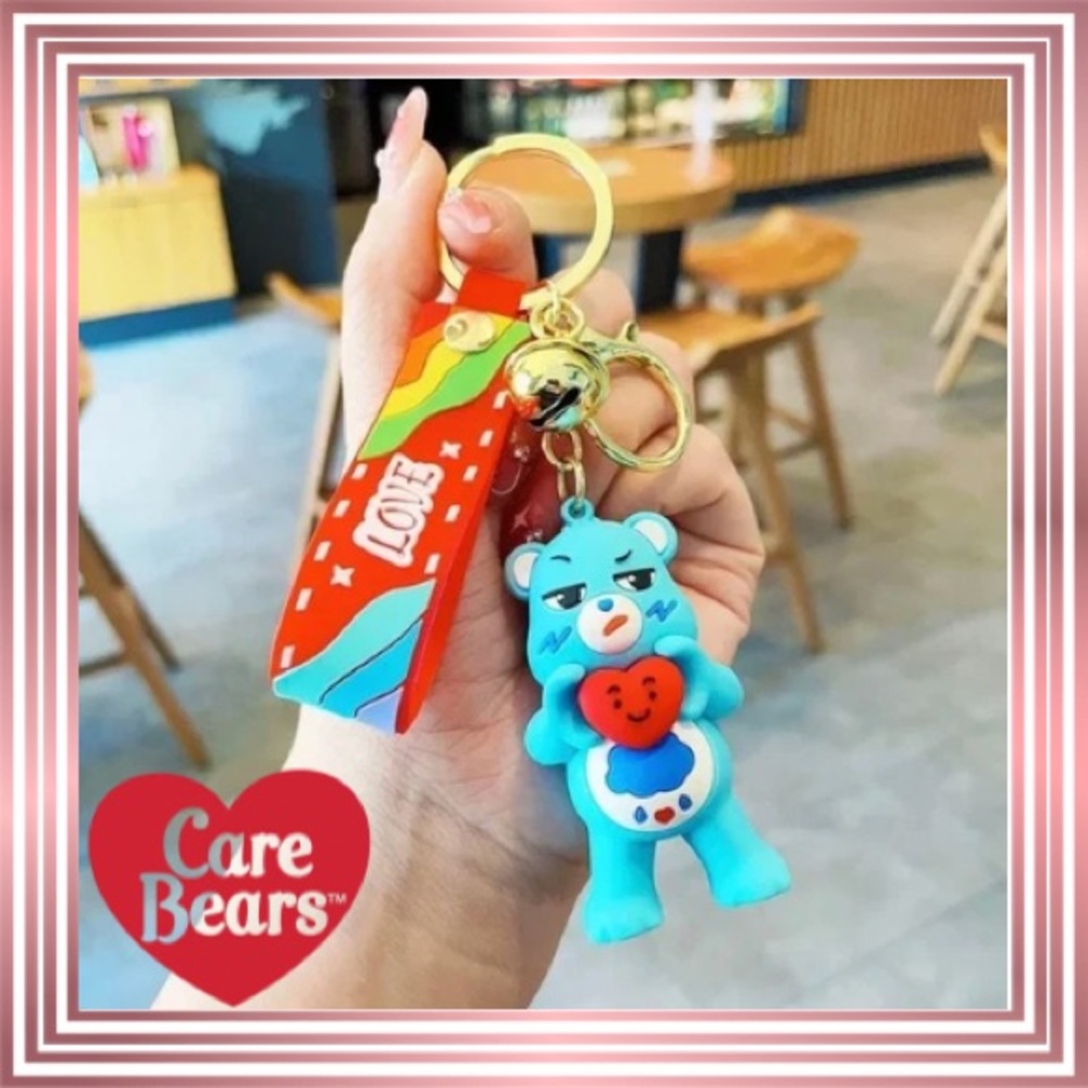 CARE BEAR “Grumpy Bear” Keychain